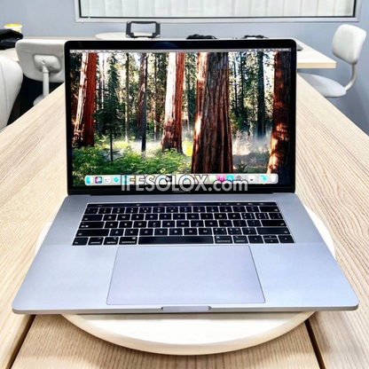 MacBook Pro 2019 15" Retina Display Laptop with Intel Core i7 9th Gen, 16GB DDR4 RAM, 256GB SSD - Foreign Used