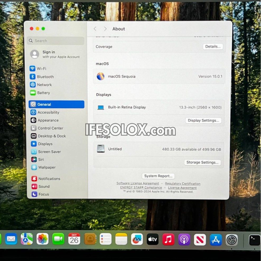 MacBook Pro 2020 13.3" Retina Display Laptop with Intel Core i5 10th Gen, 16GB DDR4 RAM, 512GB SSD - Foreign Used