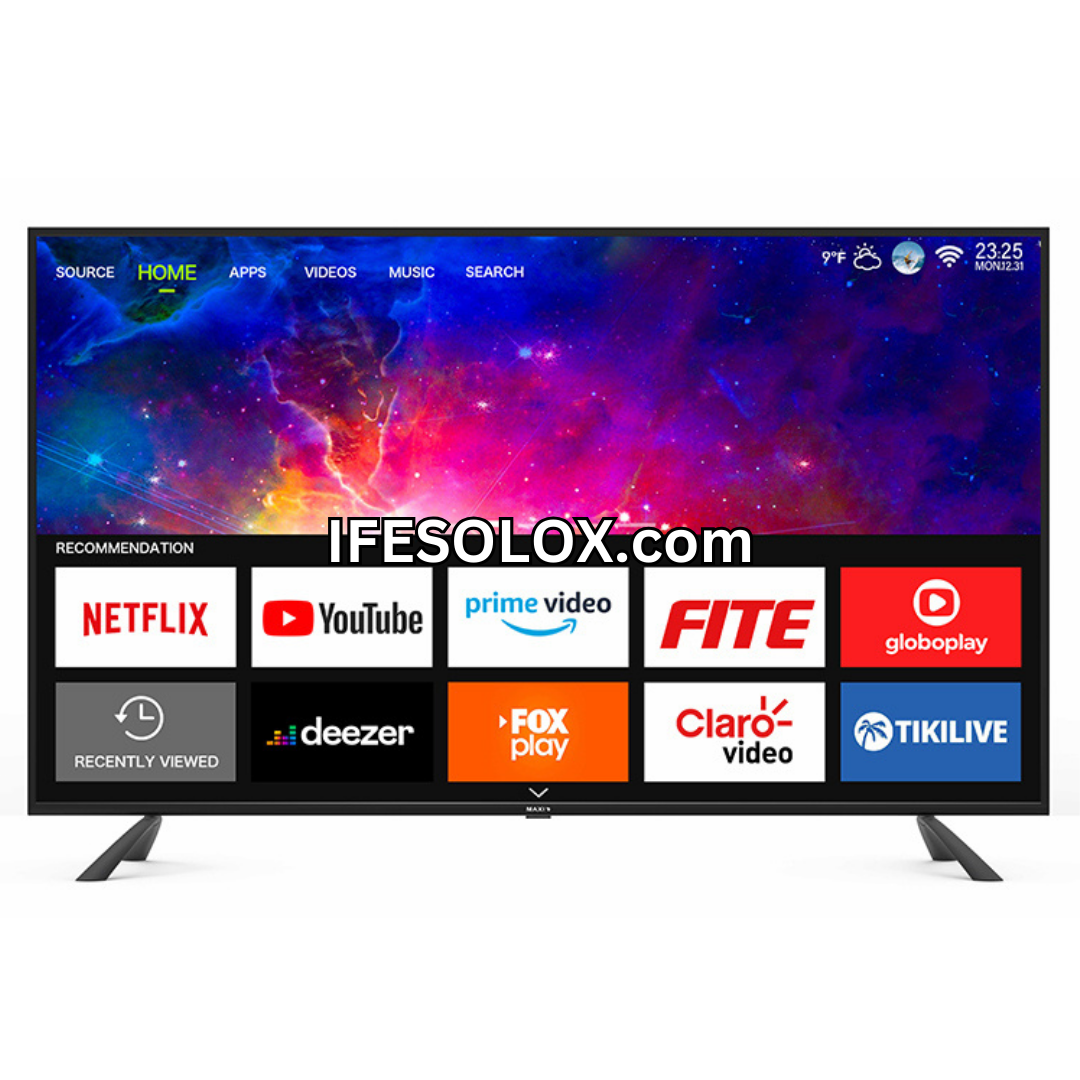 Maxi 65 Inch 65D2010S Smart 4K UHD LED TV (Built-in WiFi, Miracast) + 1 Year Warranty - Brand New