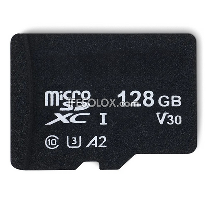Micro SDXC 128GB Memory Card (A2, U3) with Full Size SD Adapter - Brand New