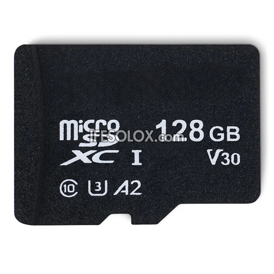 Micro SDXC 128GB Memory Card (A2, U3) with Full Size SD Adapter - Brand New