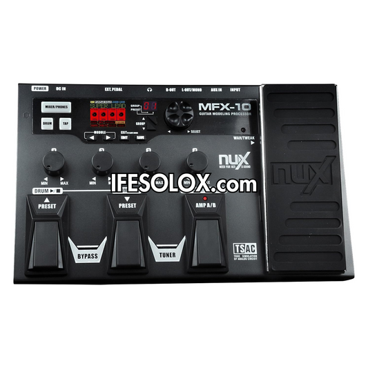 NUX MFX-10 Guitar Multi-Effects Pedal Processor - Brand New