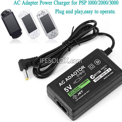 AC Adapter Power Charger for Sony PSP 1000, 2000, 3000 and E1000