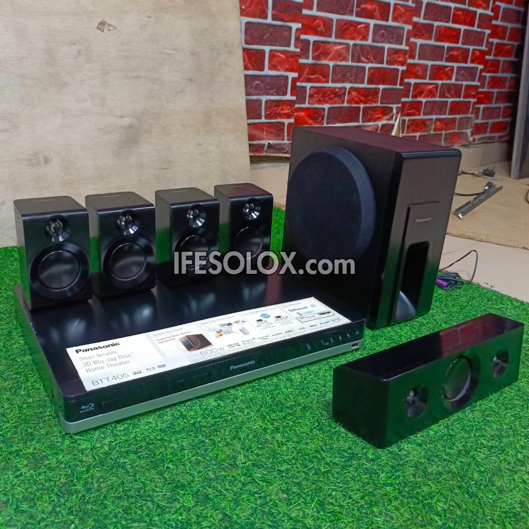 Panasonic SC-BTT405 5.1Ch 600Watts Smart Bluetooth Blu-ray 3D DVD Home Cinema System (Built-in WiFi) - London Used