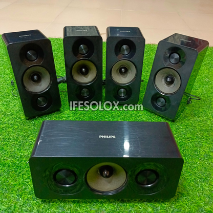 Philips HTB3510, HTB4510 3Ohms Home Theater Surround Speakers Complete Set - Foreign Used