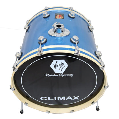 Virgin Sound Climax Bass drum with bass drum stand - front view