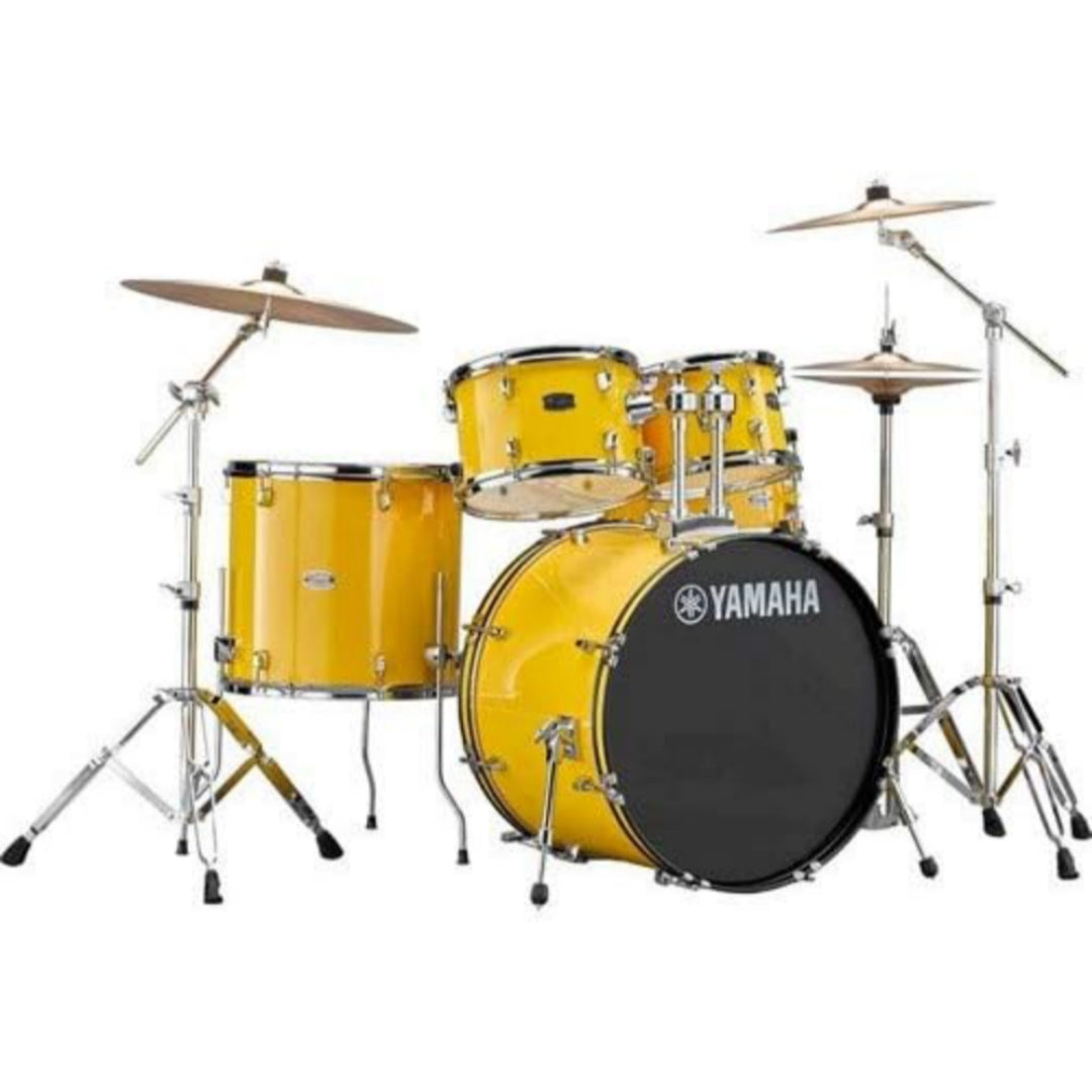 Yamaha Rydeen 5-piece Double Tom Complete Drum Set (Mellow Yellow) - Brand New