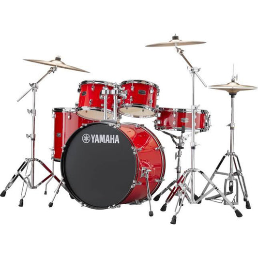 Yamaha Rydeen 5-piece Double Tom Complete Drum Set (Sparkling Red) - Brand New