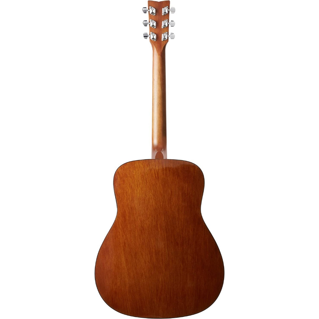 Yamaha 38" F310 Sunburst Steel String Full Size Acoustic Guitar - back view