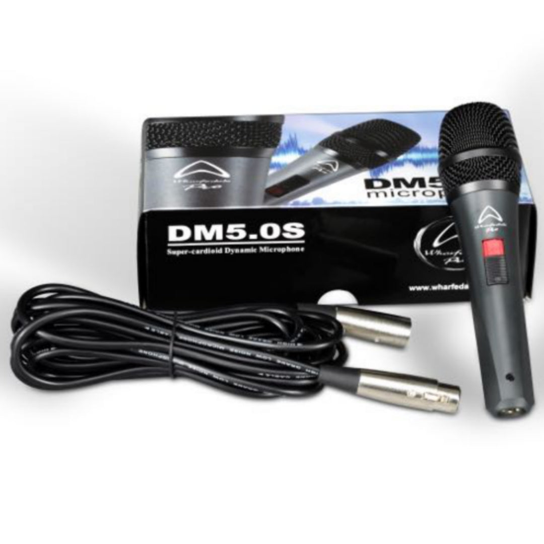 Wharfedale Pro DM5.0S Super-cardioid Dynamic Vocal Microphone - Brand New