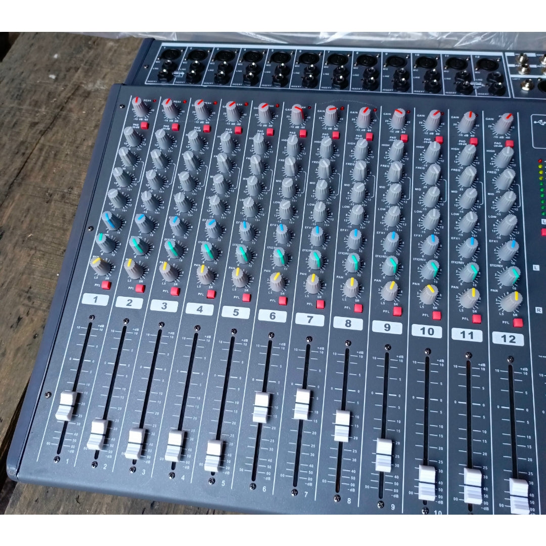 Professional CMX1242 12-Channel Live Mixer - Brand New