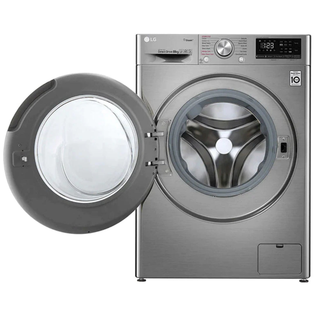 LG 2-in-1 8kg Washer 5kg Dryer, Inverter Direct Drive Automatic Front Load Washing Machine - Brand New