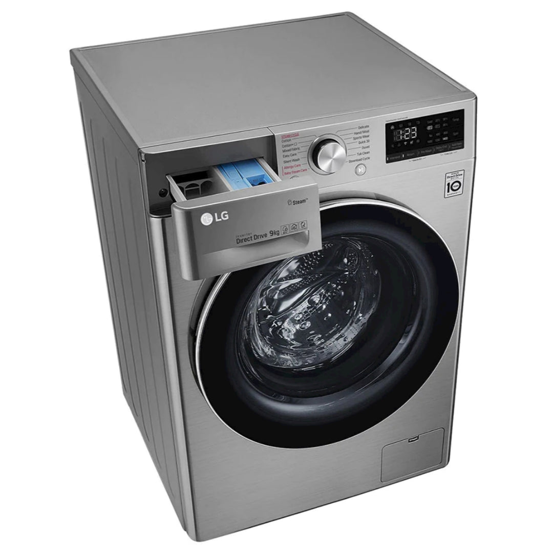 LG 2-in-1 9kg Washer 6kg Dryer, Inverter Direct Drive Automatic Front Load Washing Machine - Brand New