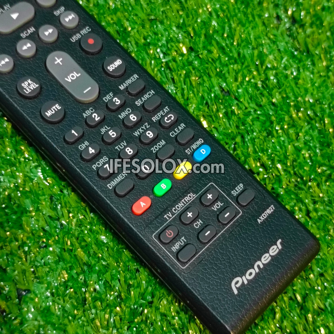 Pioneer 3D Blu-ray DVD Home Theater Remote Control (AXD7627) - Follow come