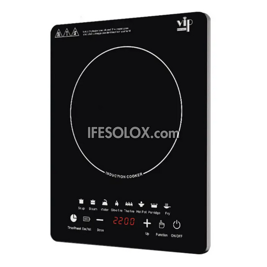 Portable 2200W Hot Plate Induction Cooker with Sensor Touch, LED Display, Child Lock - Brand New
