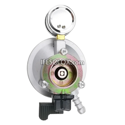 Premium Clip-on Gas Cylinder LPG Regulator with Pressure Gauge - Brand New 