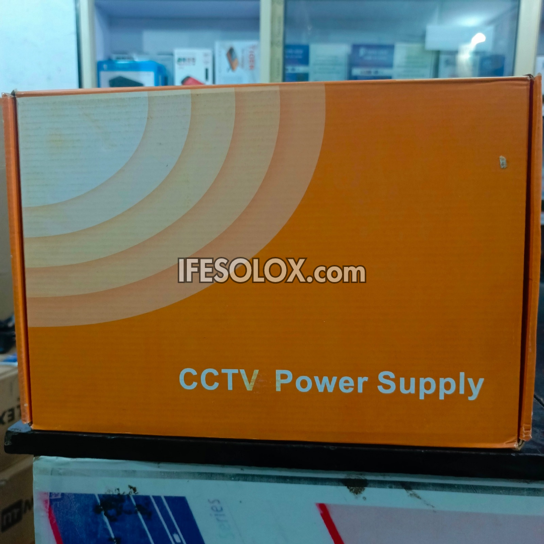 Professional 16-Way 12V DC CCTV Power Supply Box with Individual Fuse - Brand New