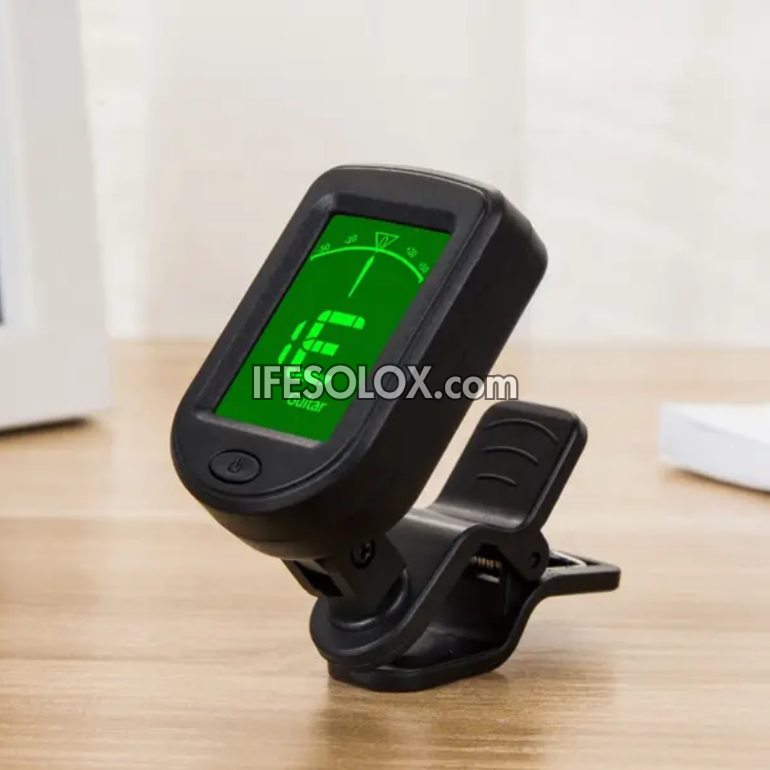 Professional Clip Tuner for Guitars, Ukuleles, Violins, Violas, Cellos and Double Bass - Brand New 