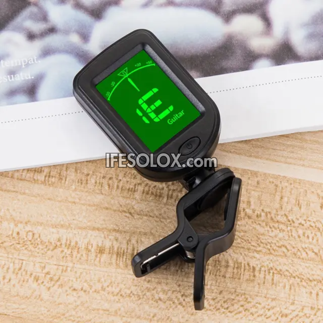 Professional Clip Tuner for Guitars, Ukuleles, Violins, Violas, Cellos and Double Bass - Brand New 