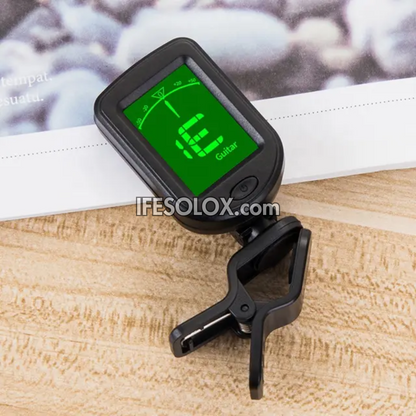Professional Clip Tuner for Guitars, Ukuleles, Violins, Violas, Cellos and Double Bass - Brand New 