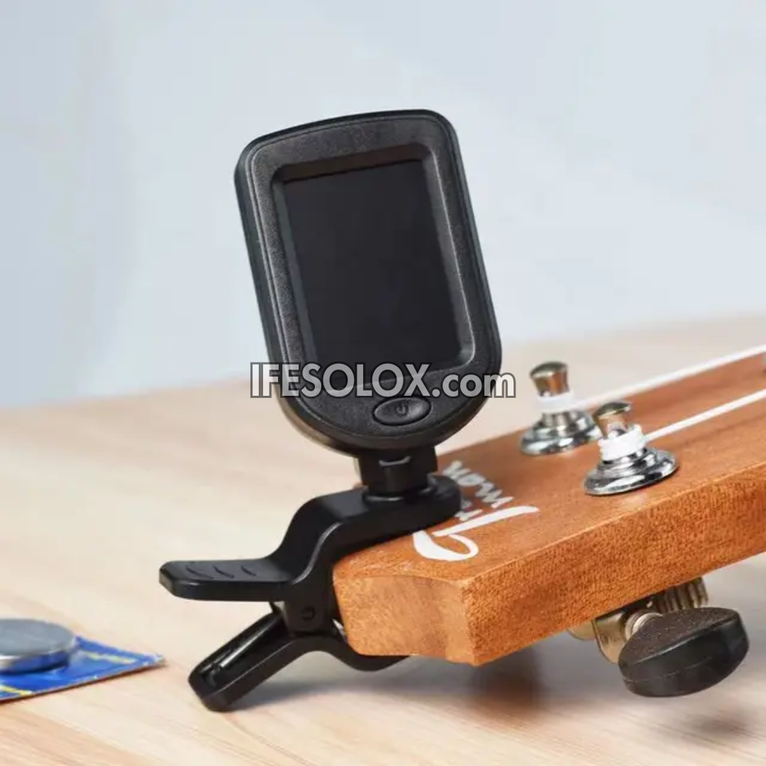 Professional Clip Tuner for Guitars, Ukuleles, Violins, Violas, Cellos and Double Bass - Brand New 