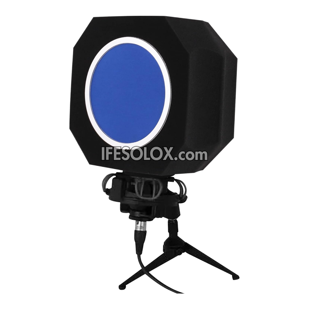 Professional Microphone Isolation Wind Shield with Pop Filter for Recording Studio - Brand New