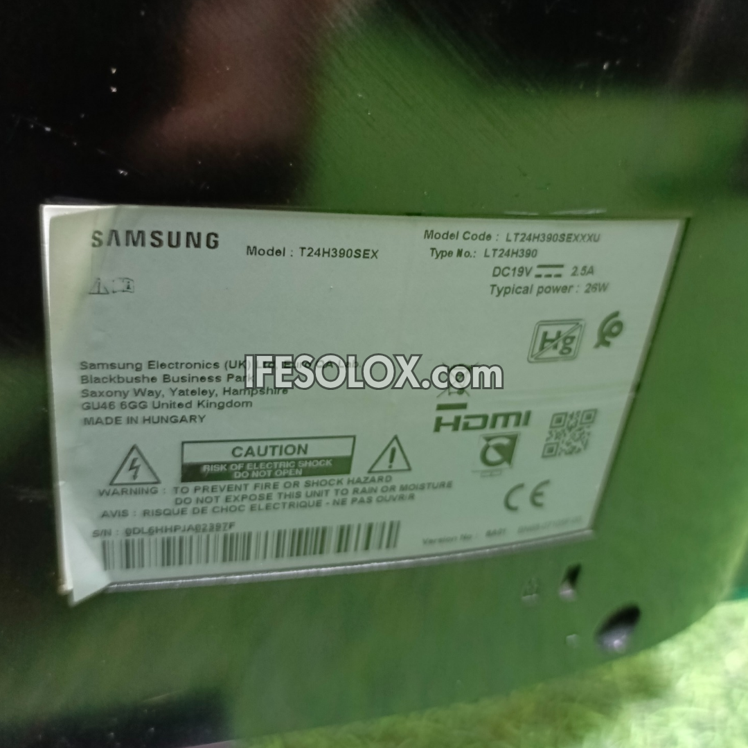 SAMSUNG 24 inch LT24H390SE Smart Full HD LED TV (WiFi, Miracast, Netflix, YouTube) - London Used