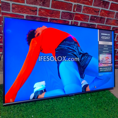 SAMSUNG 43 Inch QLED 43Q65T Certified True 4K UHD HDR10+ Smart Frameless QLED TV - Foreign Used