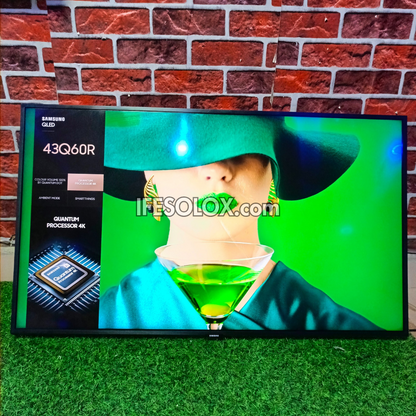 SAMSUNG 43 Inch QLED 43Q60R Certified True 4K UHD Active HDR Smart QLED TV - Foreign Used