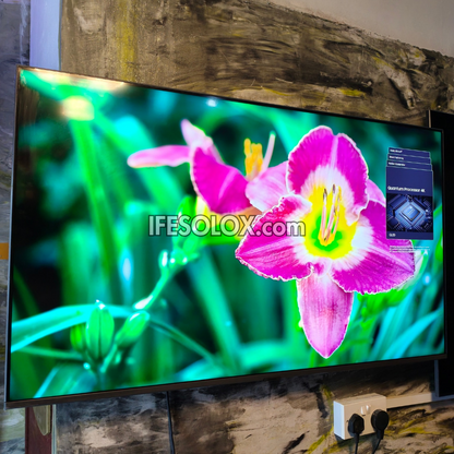SAMSUNG 50 Inch QLED 50Q80B Premium Certified True 4K UHD HDR Smart QLED Frameless TV - Foreign Used
