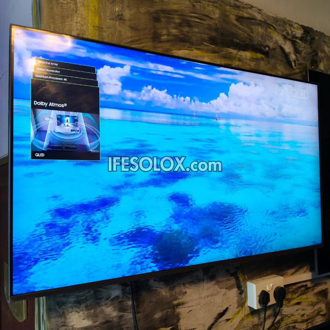 SAMSUNG 50 Inch QLED 50Q80B Premium Certified True 4K UHD HDR Smart QLED Frameless TV - Foreign Used