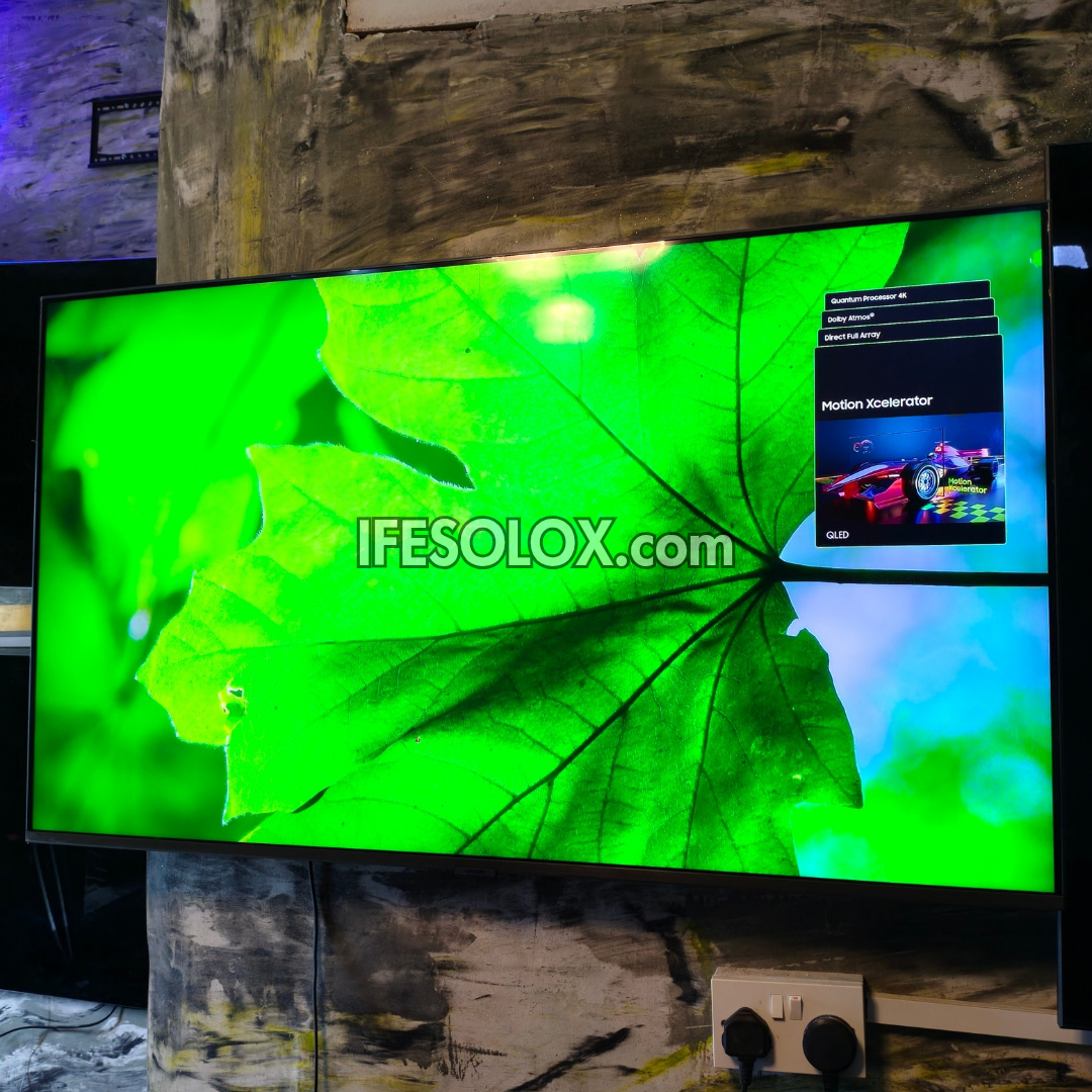 SAMSUNG 50 Inch QLED 50Q80B Premium Certified True 4K UHD HDR Smart QLED Frameless TV - Foreign Used