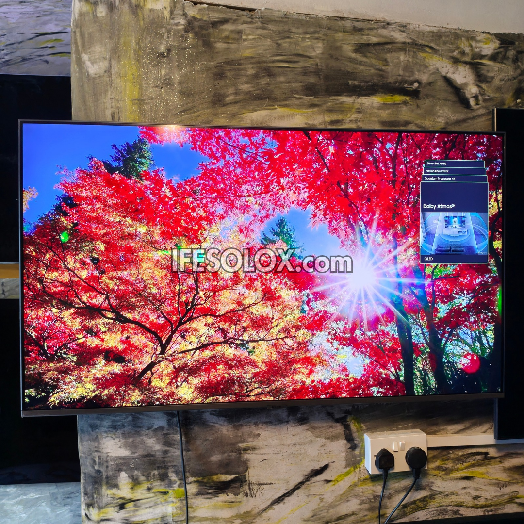 SAMSUNG 50 Inch QLED 50Q80B Premium Certified True 4K UHD HDR Smart QLED Frameless TV - Foreign Used