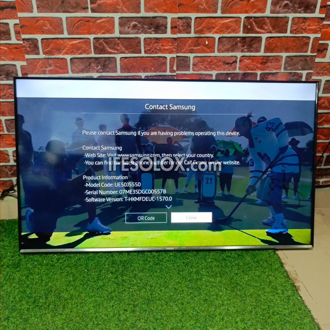 SAMSUNG 50 Inch UE50J5500 Smart Full HD LED TV (Bluetooth, WiFi, Screen Mirroring) - Foreign Used