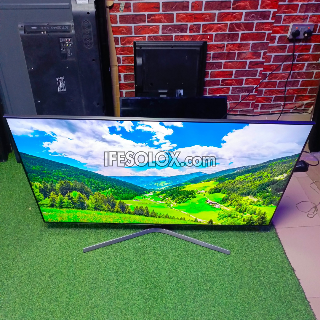SAMSUNG 55 Inch 55Q80B Premium True 4K UHD Quantum HDR Smart Frameless QLED TV - Foreign Used