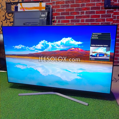 SAMSUNG 55 Inch 55Q80B Premium True 4K UHD Quantum HDR Smart Frameless QLED TV - Foreign Used