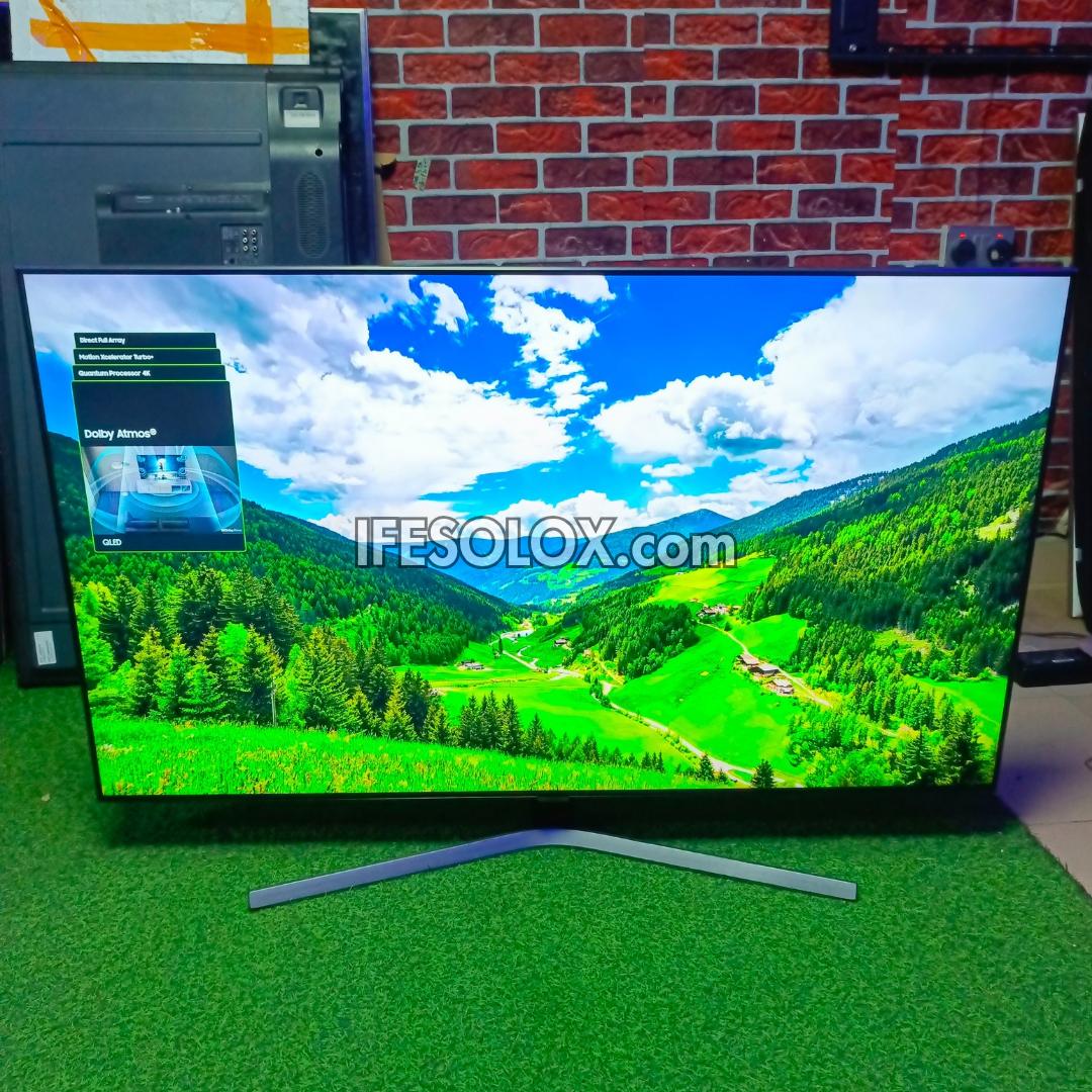 SAMSUNG 55 Inch 55Q80B Premium True 4K UHD Quantum HDR Smart Frameless QLED TV - Foreign Used