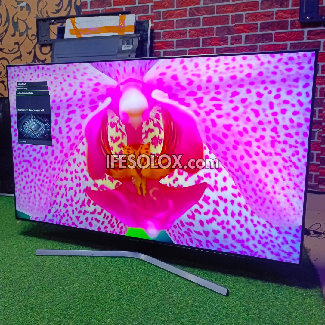 SAMSUNG 55 Inch 55Q80B Premium True 4K UHD Quantum HDR Smart Frameless QLED TV - Foreign Used