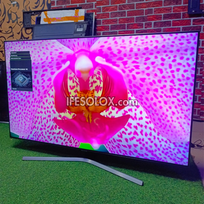 SAMSUNG 55 Inch 55Q80B Premium True 4K UHD Quantum HDR Smart Frameless QLED TV - Foreign Used