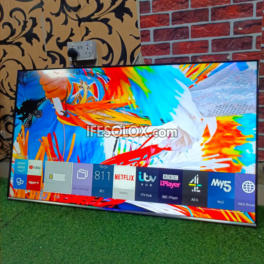SAMSUNG 55 Inch UE55J5500 Smart Full HD TV (WiFi, Screen Mirroring, Netflix, YouTube) - Foreign Used