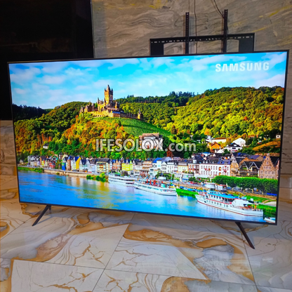 SAMSUNG 65 Inch UE65AU7172 Series 2021 Crystal UHD Smart 4K Frameless Apple TV with Bluetooth, Miracast, AirPlay 2 - UK Used