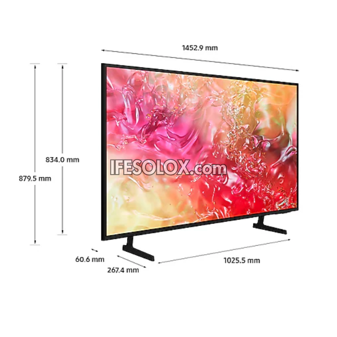 SAMSUNG 65 inch UA65DU7000 TizenOS Smart Crystal UHD 4K AirSlim TV (2024) with 1 Year Warranty - Brand New