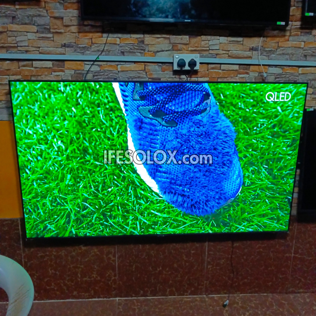 SAMSUNG 75 Inch QLED 75Q60A Certified True 4K UHD HDR10+ Smart Frameless QLED TV - Foreign Used