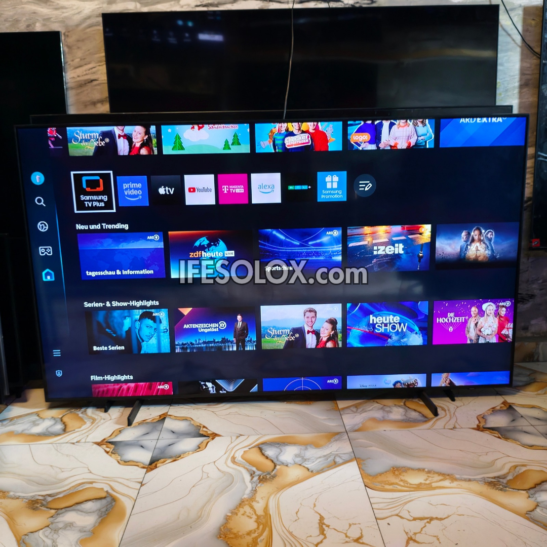 SAMSUNG 75 Inch QLED 75Q60B 2022 Certified True 4K UHD HDR10+ Smart AirSlim QLED TV - Foreign Used