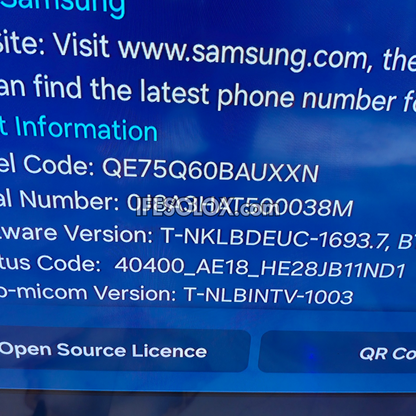 SAMSUNG 75 Inch QLED 75Q60B 2022 Certified True 4K UHD HDR10+ Smart AirSlim QLED TV - Foreign Used