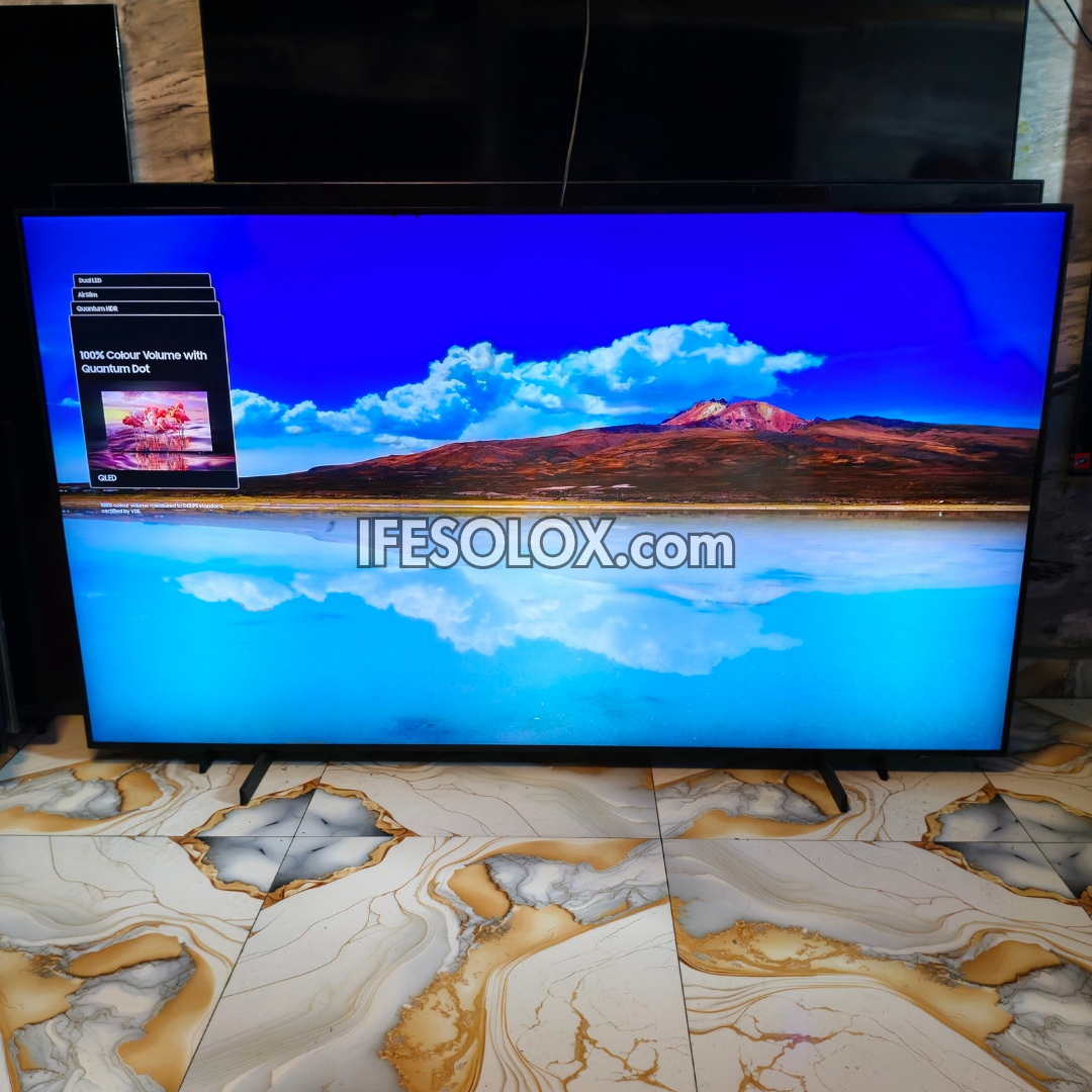 SAMSUNG 75 Inch QLED 75Q60B 2022 Certified True 4K UHD HDR10+ Smart AirSlim QLED TV - Foreign Used