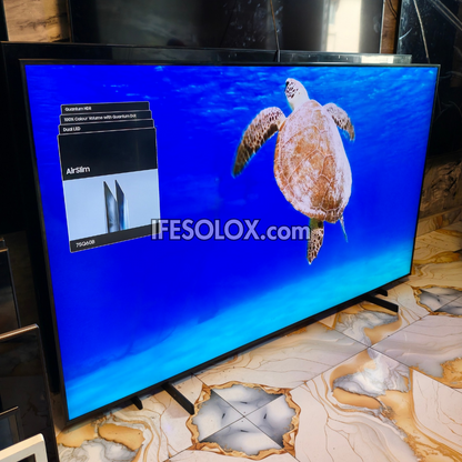 SAMSUNG 75 Inch QLED 75Q60B 2022 Certified True 4K UHD HDR10+ Smart AirSlim QLED TV - Foreign Used
