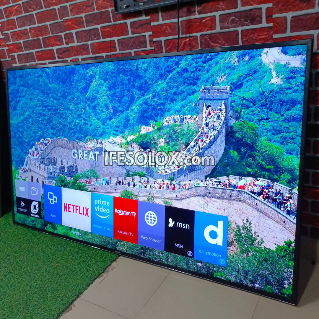 SAMSUNG 75 Inch UE75JU6400 Series 6 Smart 4K UHD HDR TV (Bluetooth, WiFi, Screen Mirroring) - UK Used