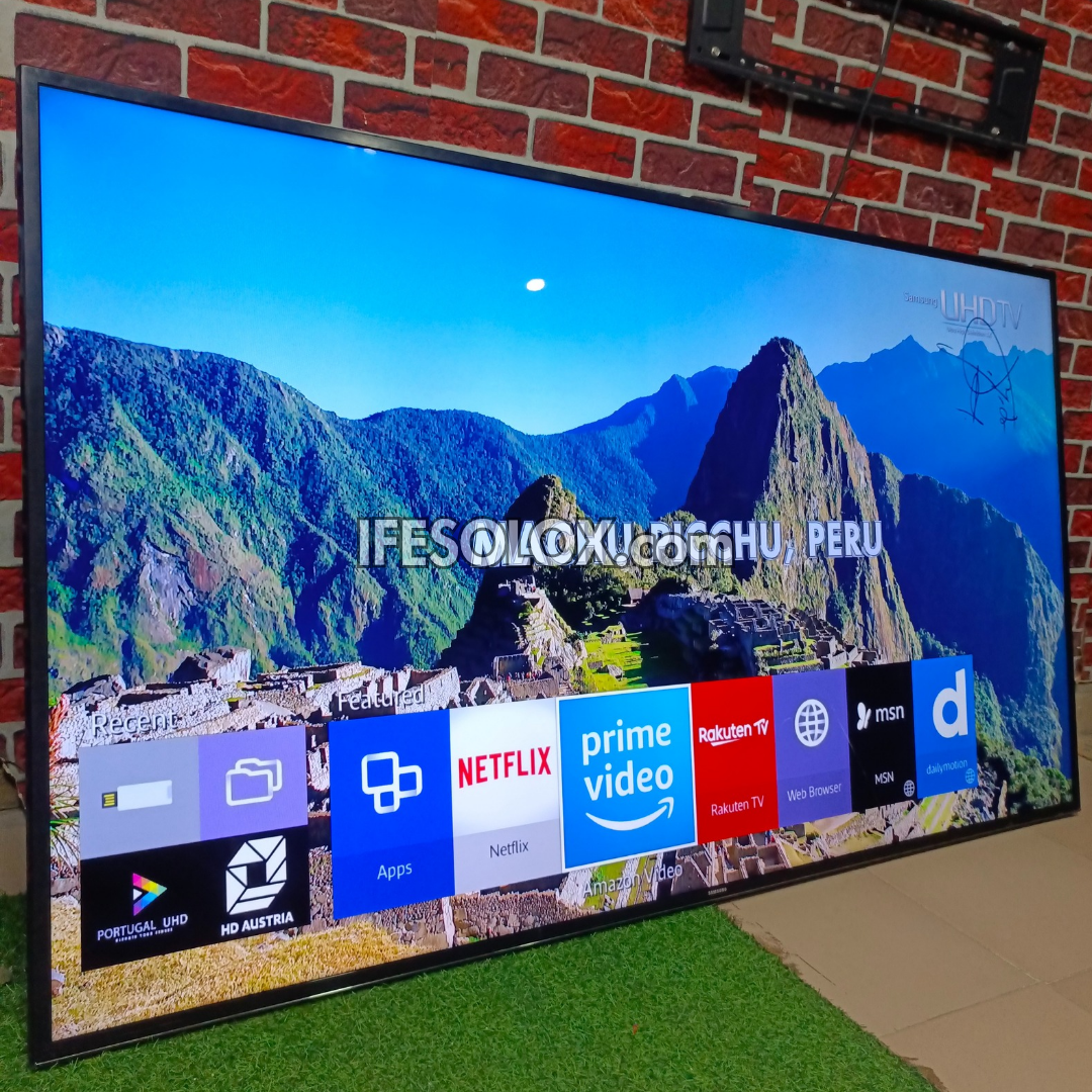 SAMSUNG 75 Inch UE75JU6400 Series 6 Smart 4K UHD HDR TV (Bluetooth, WiFi, Screen Mirroring) - UK Used