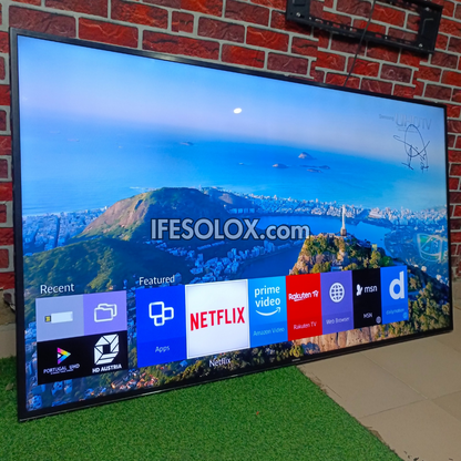 SAMSUNG 75 Inch UE75JU6400 Series 6 Smart 4K UHD HDR TV (Bluetooth, WiFi, Screen Mirroring) - UK Used